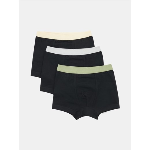Sinsay - Bawełniane bokserki basic 3 pack - wielobarwny ze sklepu Sinsay w kategorii Majtki dziecięce - zdjęcie 185479384