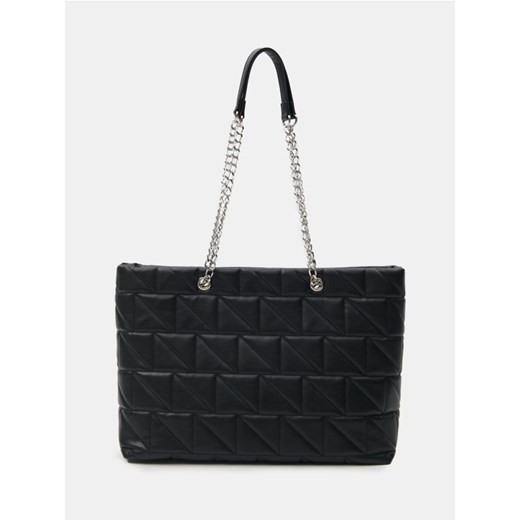 Sinsay - Pikowana torebka shopper - czarny ze sklepu Sinsay w kategorii Torby Shopper bag - zdjęcie 185479413