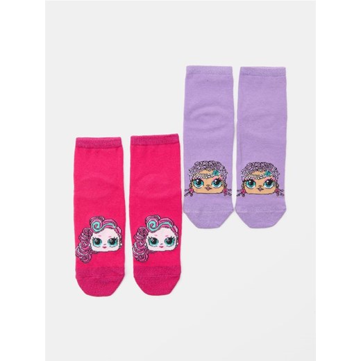 Sinsay - Skarpetki 2 pack LOL Surprise - wielobarwny ze sklepu Sinsay w kategorii Skarpetki dziecięce - zdjęcie 185479444