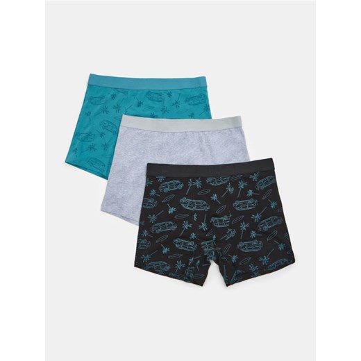 Sinsay - Bokserki Long 3 pack - wielobarwny ze sklepu Sinsay w kategorii Majtki męskie - zdjęcie 185479502