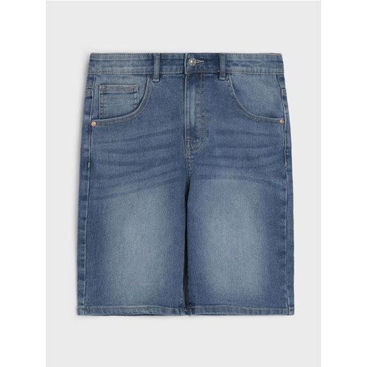 Sinsay - Szorty straight fit - niebieski ze sklepu Sinsay w kategorii Spodenki chłopięce - zdjęcie 185479794
