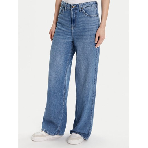 Lee Jeansy Stella 112371455 Niebieski Wide Leg ze sklepu MODIVO w kategorii Jeansy damskie - zdjęcie 185480440