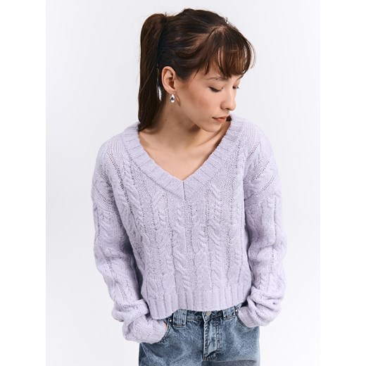 GATE Sweter z dekoltem w serek 34 Gate 38 gateshop