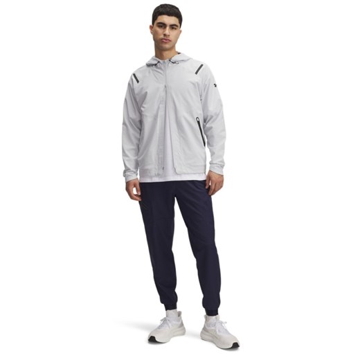 Męskie spodnie treningowe Under Armour UA Unstoppable Joggers - granatowe ze sklepu Sportstylestory.com w kategorii Spodnie męskie - zdjęcie 185482870
