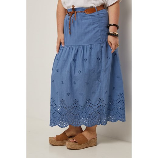 Curvy Lady Spódnica w kolorze niebieskim Curvy Lady 40/42 Limango Polska okazja