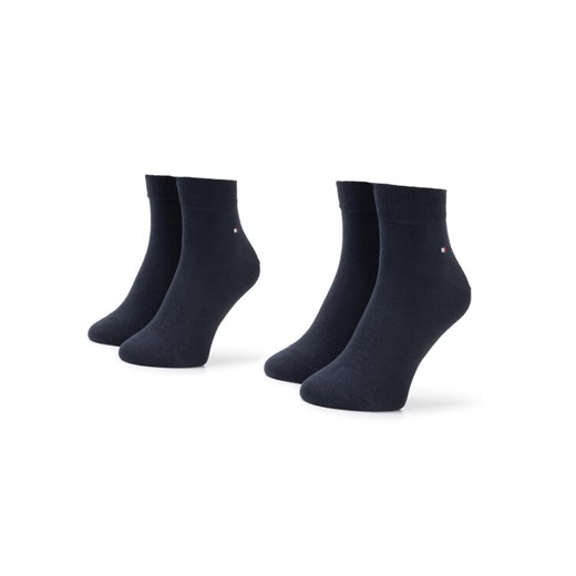 Zestaw 2 par niskich skarpet męskich Tommy Hilfiger 342025001 Granatowy ze sklepu eobuwie.pl w kategorii Skarpetki męskie - zdjęcie 185483763