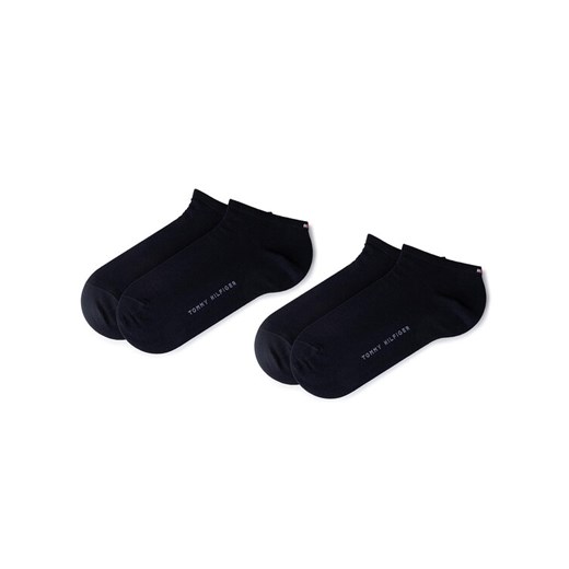 Tommy Hilfiger Zestaw 2 par niskich skarpet damskich 343024001 Granatowy ze sklepu MODIVO w kategorii Skarpetki damskie - zdjęcie 185483964