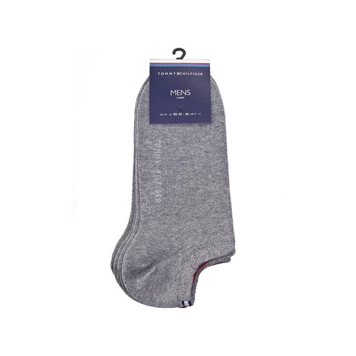 Tommy Hilfiger Zestaw 2 par niskich skarpet męskich 342023001 Szary ze sklepu MODIVO w kategorii Skarpetki męskie - zdjęcie 185483974