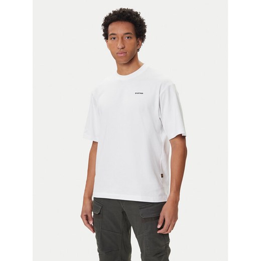 G-Star Raw T-Shirt Base D26817-D593 Biały Boxy Fit ze sklepu MODIVO w kategorii T-shirty męskie - zdjęcie 185483992