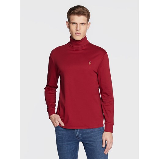 Polo Ralph Lauren Golf 710760126013 Bordowy Regular Fit ze sklepu MODIVO w kategorii Swetry męskie - zdjęcie 185484014