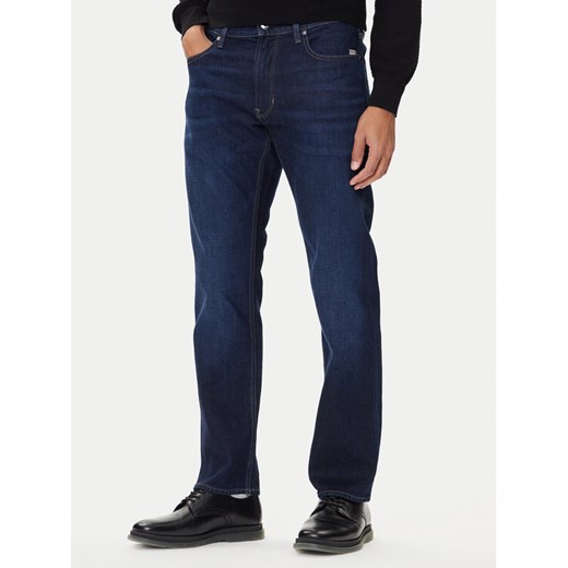 G-Star Raw Jeansy Mosa D23692-C052 Granatowy Straight Fit ze sklepu MODIVO w kategorii Jeansy męskie - zdjęcie 185484022