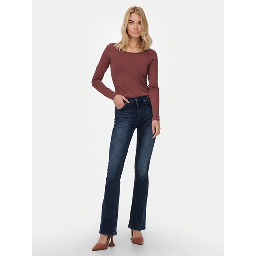 ONLY Jeansy Blush 15233833 Granatowy Flared Fit ze sklepu MODIVO w kategorii Jeansy damskie - zdjęcie 185484031