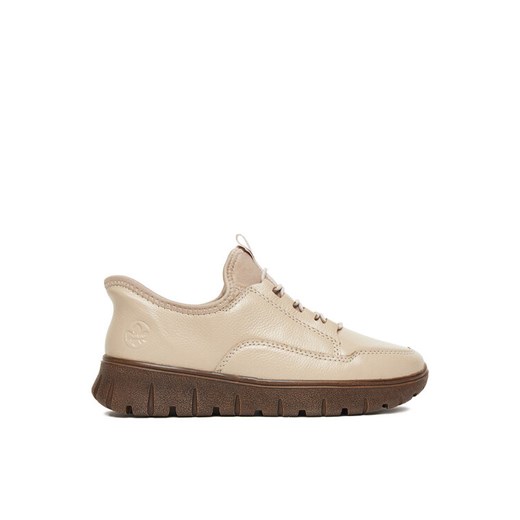 Rieker Sneakersy N1357-60 Beżowy ze sklepu MODIVO w kategorii Buty sportowe damskie - zdjęcie 185484034