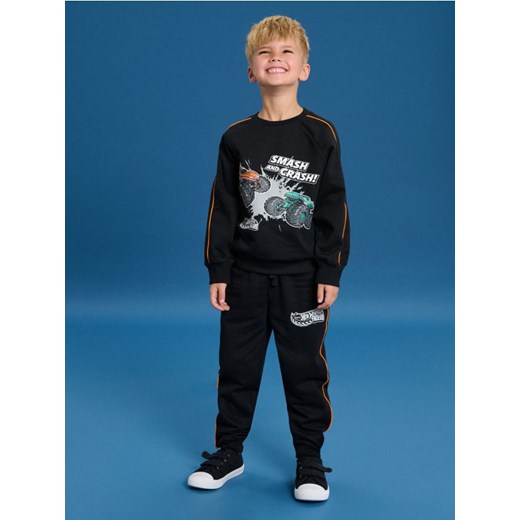Sinsay - Komplet dresowy Hot Wheels - czarny - id: 268FC-99X - marki Sinsay - 185486474 Sinsay - Komplet dresowy Hot Wheels - czarny ze sklepu Sinsay w kategorii Komplety chłopięce - zdjęcie 185486474