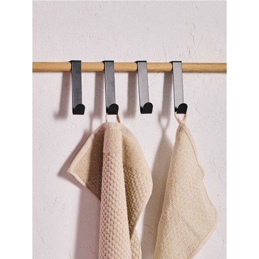 Sinsay - Wieszaki na drzwi 4 pack - czarny ze sklepu Sinsay w kategorii Dom - zdjęcie 185486534
