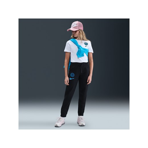 Joggery piłkarskie dla dużych dzieci (chłopców) Nike Inter Mediolan Club - Czerń ze sklepu Nike poland w kategorii Spodnie męskie - zdjęcie 185486664