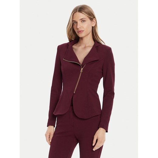 Rinascimento Marynarka CFC0125220003 Bordowy Slim Fit ze sklepu MODIVO w kategorii Marynarki damskie - zdjęcie 185486851