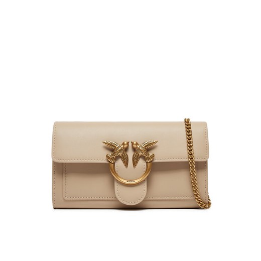 Pinko Torebka Love One C AI 24-25 PLTT 100062 A0F1 Beżowy ze sklepu MODIVO w kategorii Kopertówki - zdjęcie 185486853
