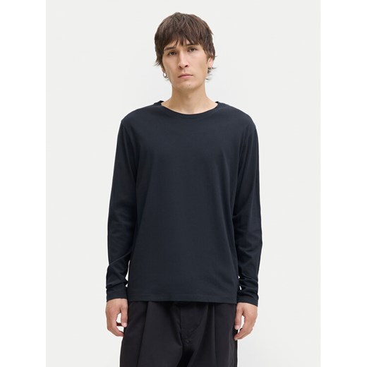 Jack&Jones Longsleeve Basic 12279538 Granatowy Regular Fit ze sklepu MODIVO w kategorii T-shirty męskie - zdjęcie 185486911