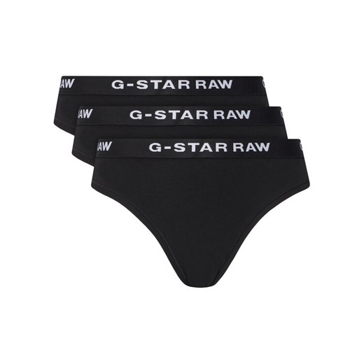 G-Star Raw Komplet 3 par fig klasycznych D23775-D516 Czarny ze sklepu MODIVO w kategorii Majtki damskie - zdjęcie 185486920