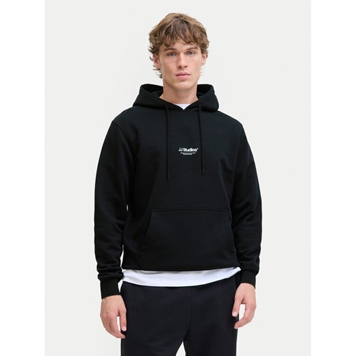 Jack&Jones Bluza Soho 12278789 Czarny Relaxed Fit ze sklepu MODIVO w kategorii Bluzy męskie - zdjęcie 185486931