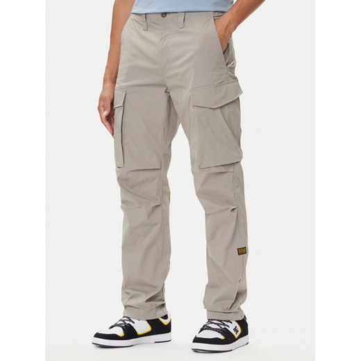 G-Star Raw Spodnie materiałowe Core D24309-E070 Beżowy Regular Fit ze sklepu MODIVO w kategorii Spodnie męskie - zdjęcie 185486934