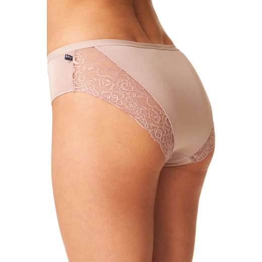 Beżowe bambusowe majtki z koronką LPC 002, Kolor beżowy, Rozmiar S, Key ze sklepu Intymna w kategorii Majtki damskie - zdjęcie 185488224