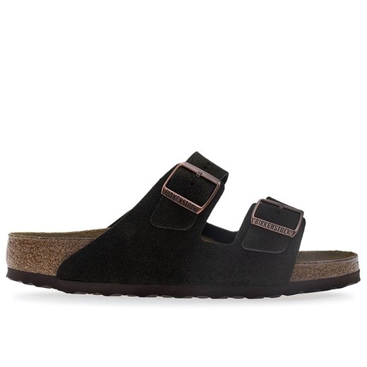 Klapki męskie Birkenstock Arizona 1027077 - brązowe ze sklepu streetstyle24.pl w kategorii Klapki męskie - zdjęcie 185488341
