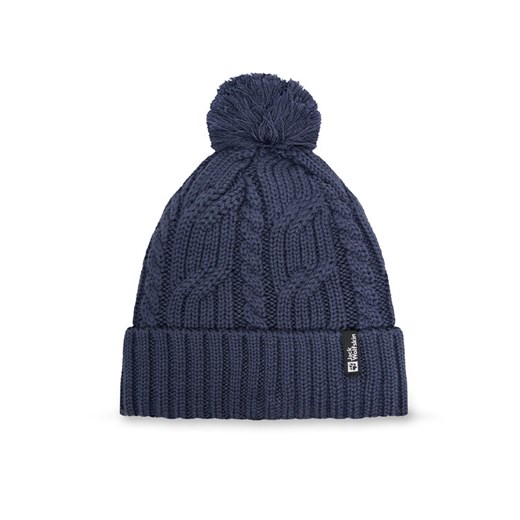 Czapka Jack Wolfskin Pompom 1905092 Granatowy ze sklepu eobuwie.pl w kategorii Czapki zimowe męskie - zdjęcie 185488760