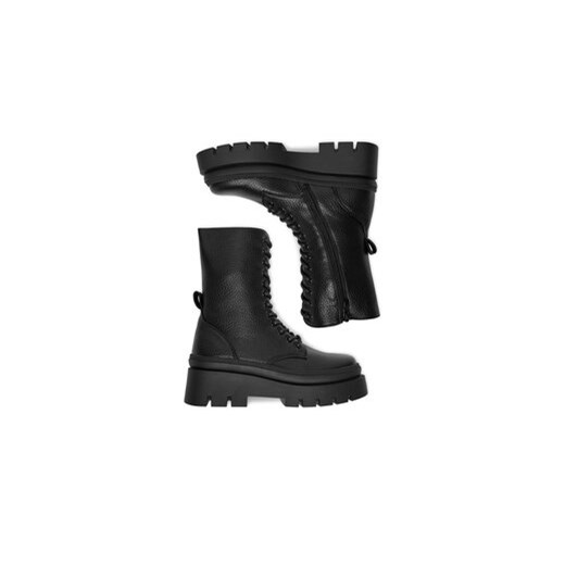 Trzewiki DeeZee 60063-12 Czarny 35 eobuwie.pl