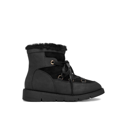 DeeZee Śniegowce 17125-1-BLACK PU Czarny ze sklepu MODIVO w kategorii Śniegowce damskie - zdjęcie 185490060