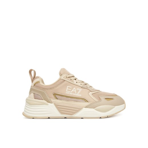 EA7 Emporio Armani Sneakersy 7X000308 AF18447 MZ240 Beżowy ze sklepu MODIVO w kategorii Buty sportowe damskie - zdjęcie 185490090