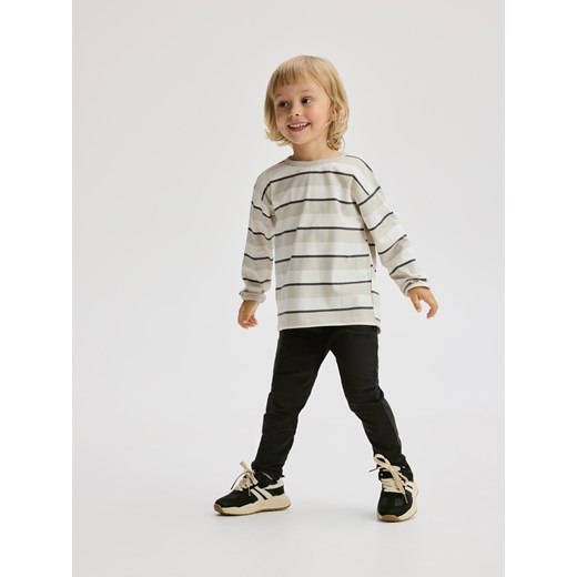 Reserved - Bawełniany longsleeve 2 pack - złamana biel Reserved 86 (12-18 m.) Reserved