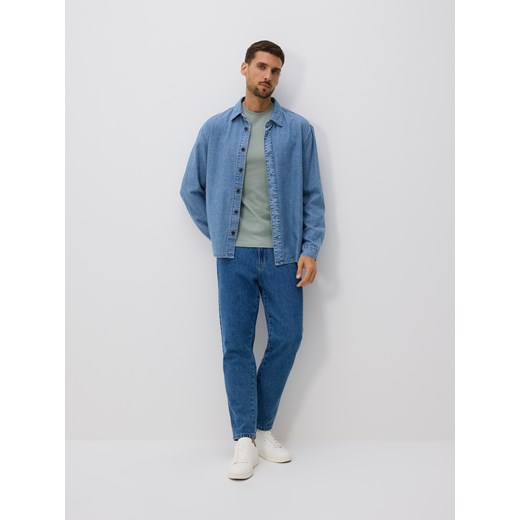 Reserved - T-shirt slim fit - jasnozielony Reserved S Reserved