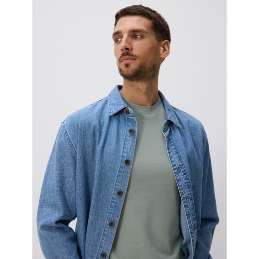 Reserved - T-shirt slim fit - jasnozielony Reserved XL Reserved