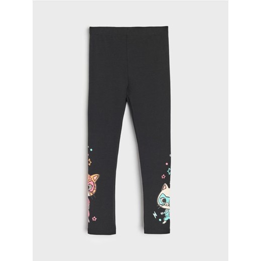 Sinsay - Legginsy Disney Junior Super Kitties - czarny - id: 159GA-99X - marki Sinsay - 185493890 Sinsay - Legginsy Disney Junior Super Kitties - czarny ze sklepu Sinsay w kategorii Spodnie dziewczęce - zdjęcie 185493890