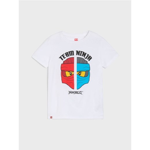 Sinsay - Koszulka Lego Ninjago - biały ze sklepu Sinsay w kategorii T-shirty chłopięce - zdjęcie 185493904