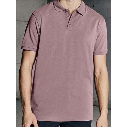 Sinsay - Koszulka polo - różowy ze sklepu Sinsay w kategorii T-shirty męskie - zdjęcie 185494003