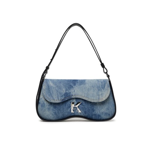 Torebka Karl Lagerfeld Jeans A3W30216 Granatowy ze sklepu eobuwie.pl w kategorii Listonoszki - zdjęcie 185494313
