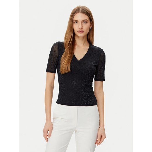 Marciano Guess Bluzka 5RGP22 6311A Czarny Regular Fit ze sklepu MODIVO w kategorii Bluzki damskie - zdjęcie 185494750