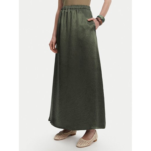 Max Mara Leisure Spódnica trapezowa Nuevo 2516101028 Zielony Regular Fit ze sklepu MODIVO w kategorii Spódnice - zdjęcie 185494764