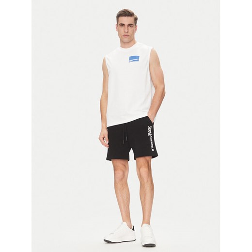 Karl Lagerfeld Jeans Tank top A2M17053 Biały Relaxed Fit ze sklepu MODIVO w kategorii T-shirty męskie - zdjęcie 185494832