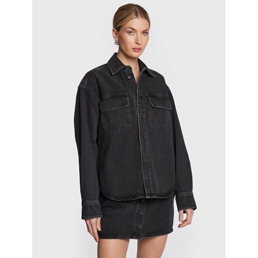Samsøe Samsøe Kurtka jeansowa Ellen F22400111 Czarny Regular Fit ze sklepu MODIVO w kategorii Kurtki damskie - zdjęcie 185494860