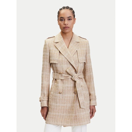 Marciano Guess Płaszcz przejściowy 5YGL00 7302A Beżowy Regular Fit ze sklepu MODIVO w kategorii Płaszcze damskie - zdjęcie 185494941