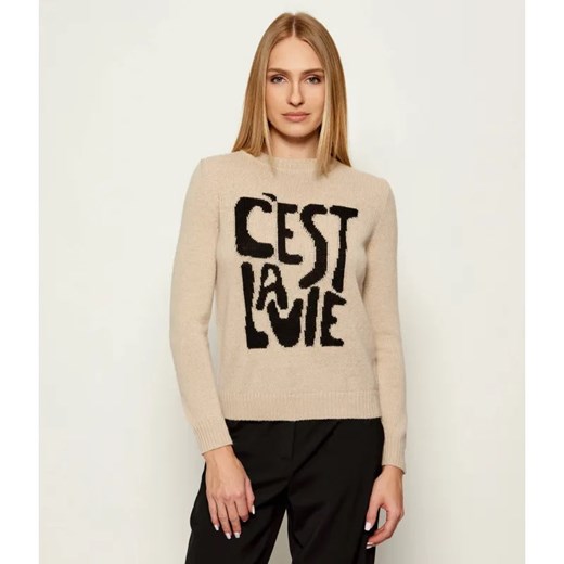 Weekend MaxMara Wełniany sweter NITRA | Regular Fit ze sklepu Gomez Fashion Store w kategorii Swetry damskie - zdjęcie 185497021