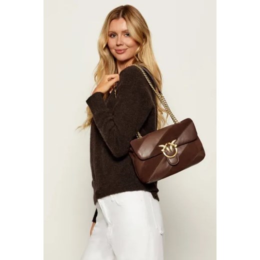 Pinko Skórzana torebka na ramię LOVE PUFF CLASSIC Pinko OS Gomez Fashion Store