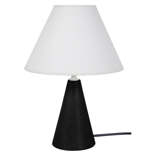 Tosel Lampa stołowa w kolorze biało-czarnym - wys. 32 cm ze sklepu Limango Polska w kategorii Oświetlenie - zdjęcie 185498650