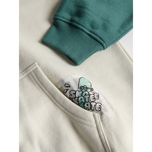 Reserved - Bluza z kapturem - morski Reserved 146/152 (10-11 lat) Reserved