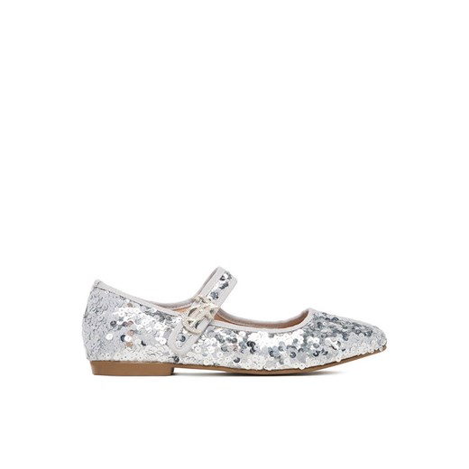 Baleriny Juicy Couture CEO-CM250112-1 Srebrny ze sklepu eobuwie.pl w kategorii Balerinki dziecięce - zdjęcie 185499412