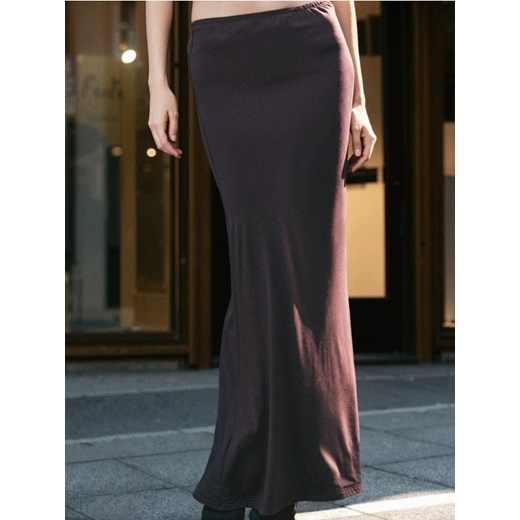 Sinsay - Spódnica maxi - dark grey jeans ze sklepu Sinsay w kategorii Spódnice - zdjęcie 185500931